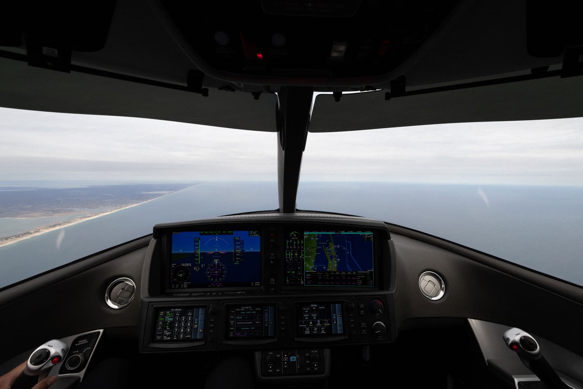 Cirrus Vision Jet on the runway